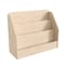 Flash Furniture Bright Beginnings Commercial Grade Modular Wooden Classroom 3 Tier Book Display Shelf, Natural MK-KE24299-GG - alternate 1